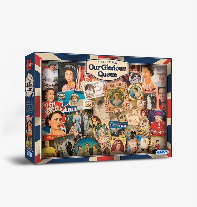 🌺AG選物 ➰ Gibsons 英國 🇬🇧 女王 限量版拼圖 登基70週年 1000片