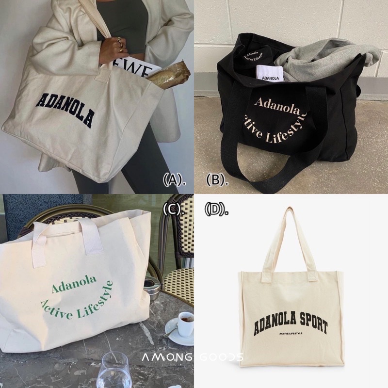 🔥現貨🔥AG選物➰🇬🇧英國代購 Adanola 帆布托特包 手提袋 大容量 托特包tote
