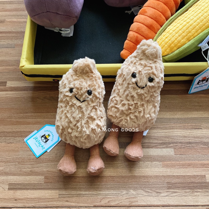 🔥現貨🔥AG選物 ➰英國代購 JELLYCAT  趣味花生 安撫玩偶 Amuseable Peanut soft t