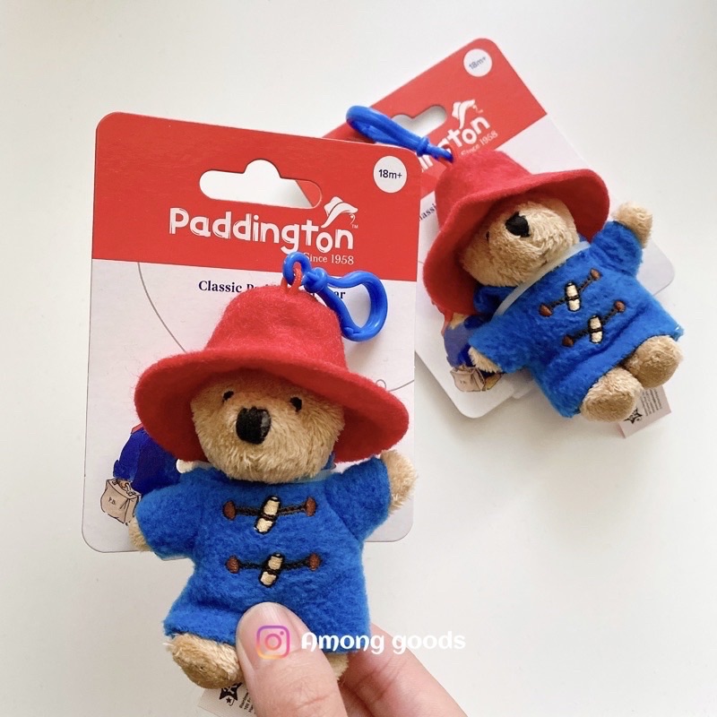 🔥最後現貨🔥AG選物➰正品代購 柏靈頓熊 帕丁頓熊 Paddington Bear 經典款 娃娃吊飾 鑰匙圈