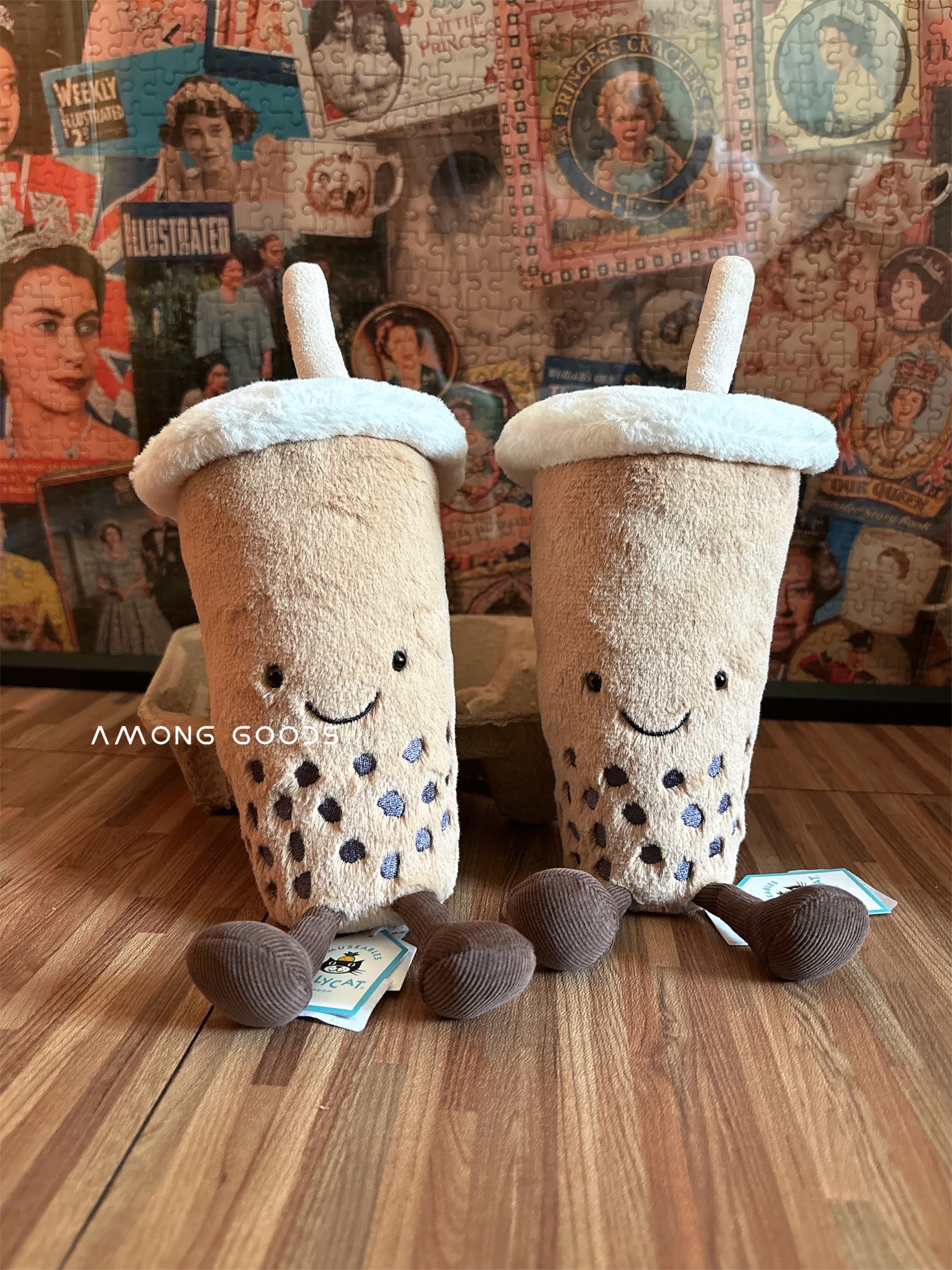 🔥最後現貨🔥AG選物 ➰英國代購 JELLYCAT正品 波霸 珍珠奶茶 療癒 Amuseable Bubble Te