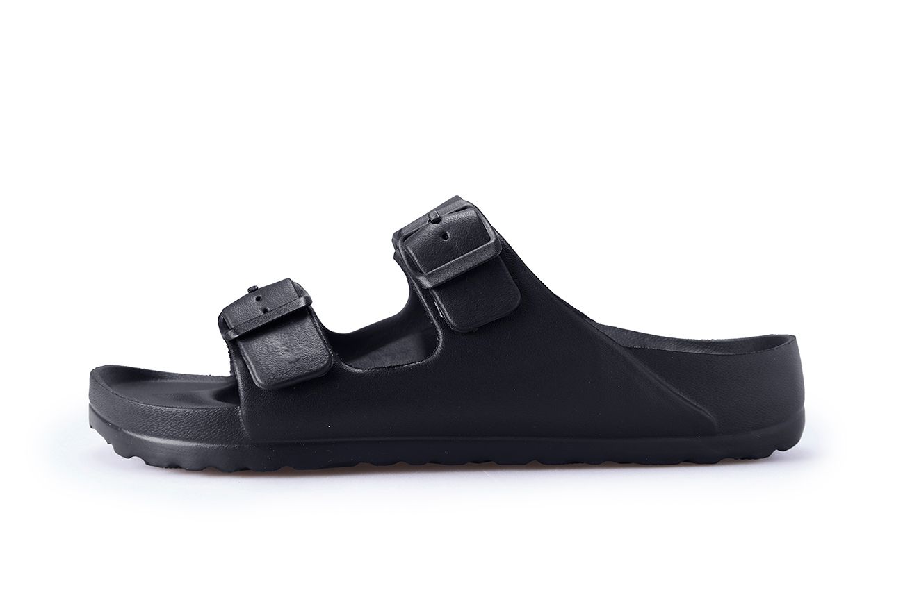 【富發牌】超輕量EVA防水拖鞋-黑、白、軍綠、粉-女