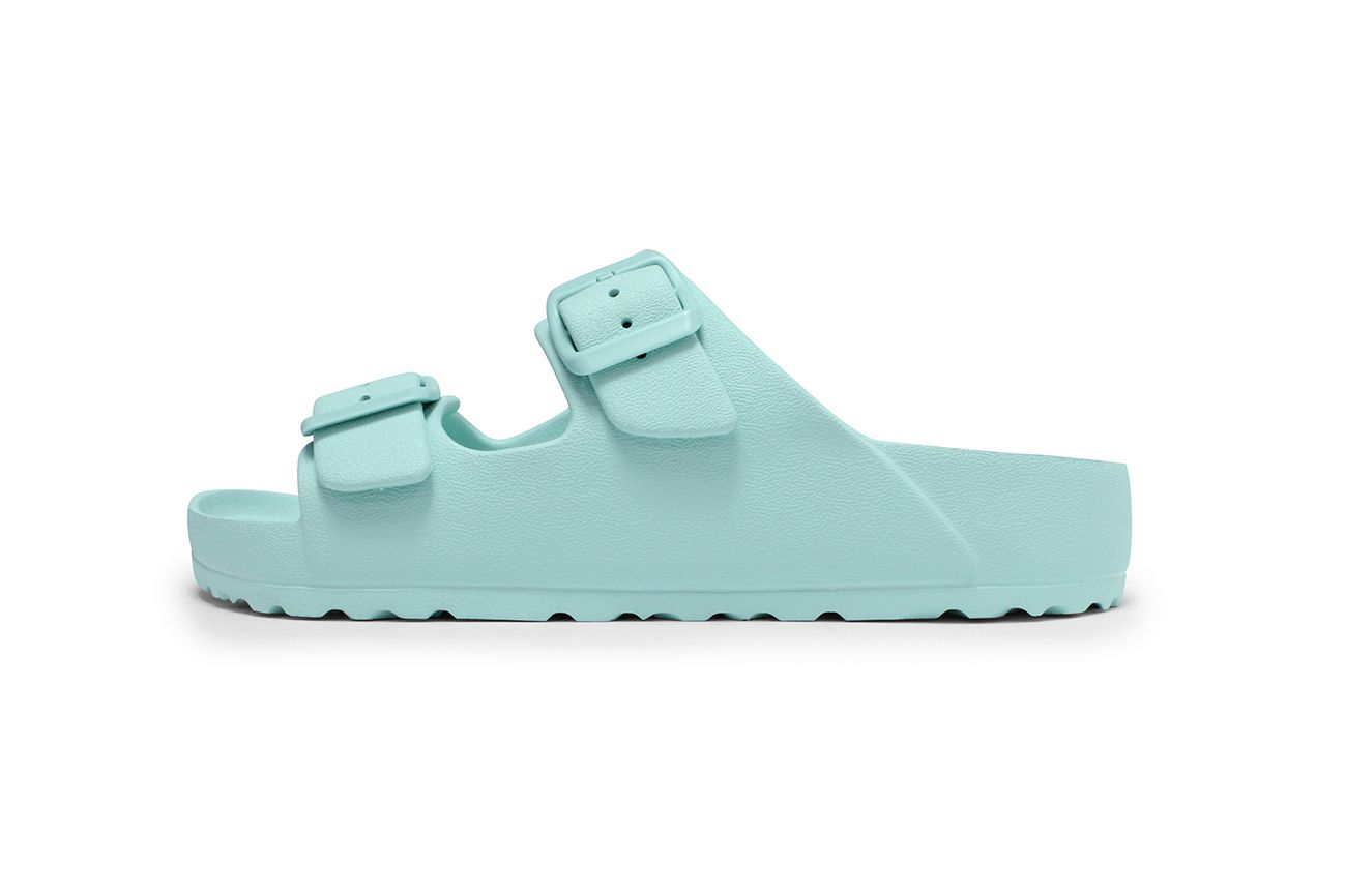 【富發牌】超輕量EVA防水拖鞋-湖水綠、丈青-女鞋