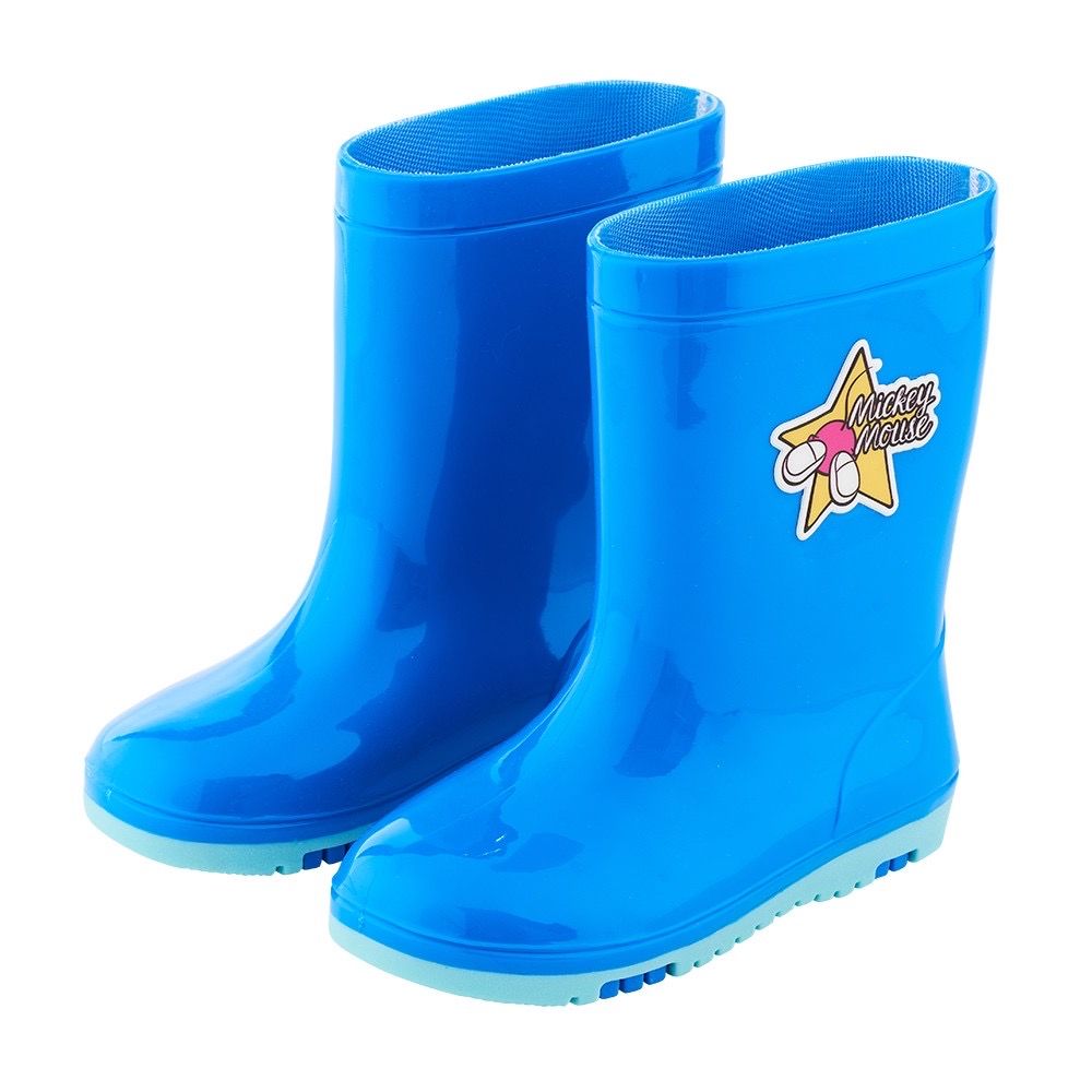 【迪士尼】迪士尼雨靴 小朋友雨靴 公主雨靴 下雨必備 雨鞋小孩雨靴-米奇