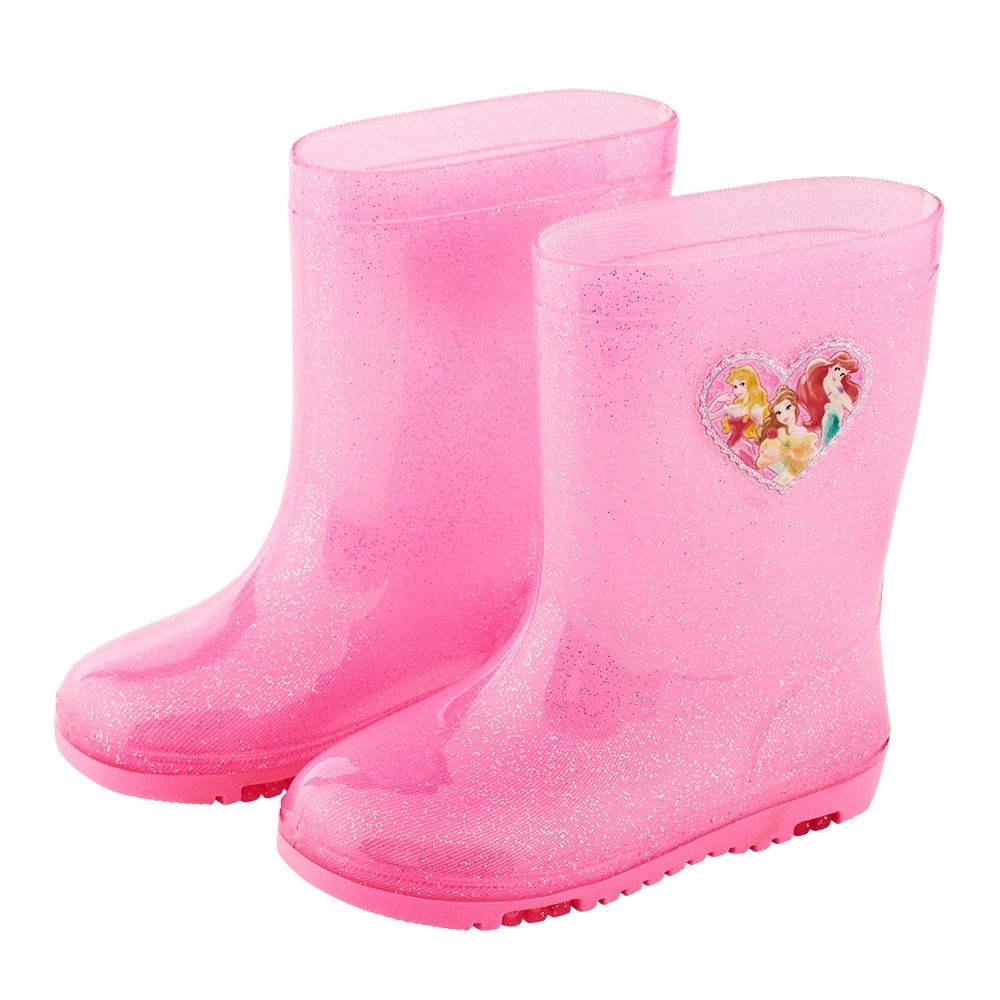 【迪士尼】公主雨鞋 趣味造型中筒雨鞋 防水童鞋 