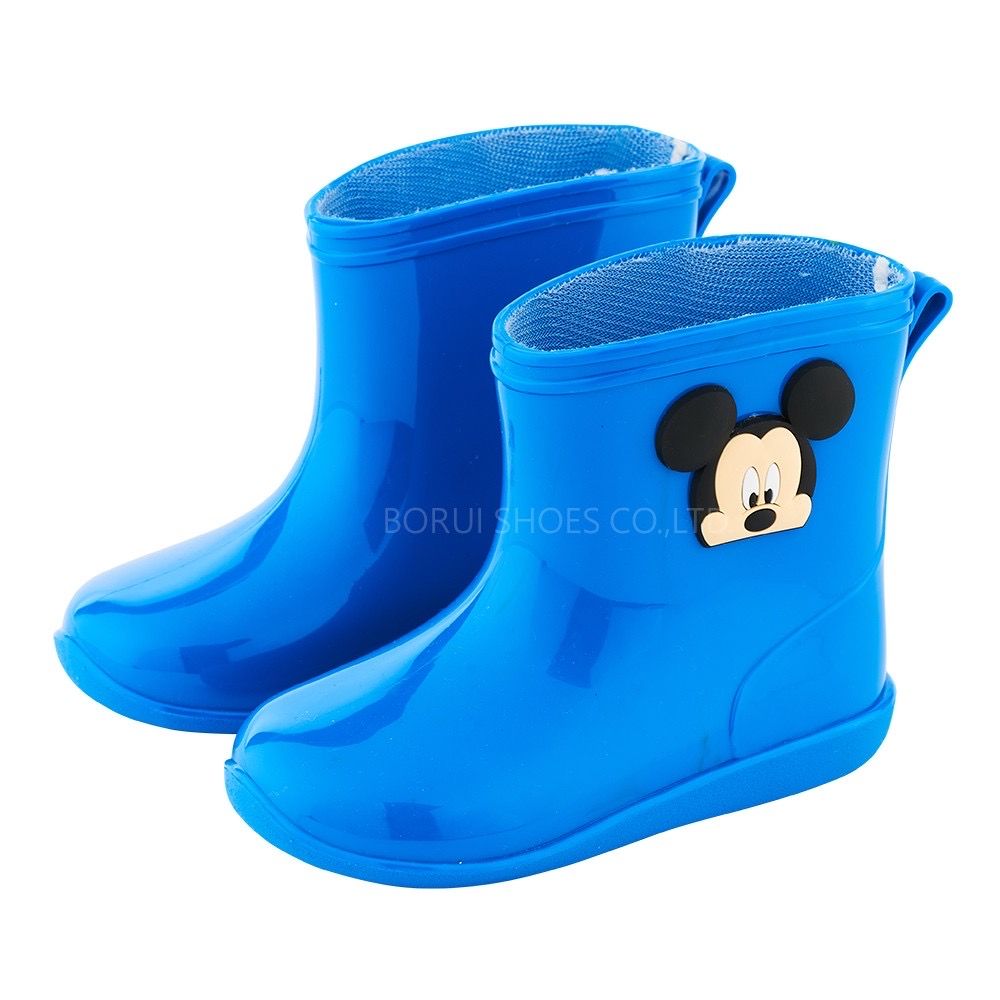 【迪士尼】迪士尼雨靴 小朋友雨靴 公主雨靴 下雨必備 雨鞋小孩雨靴-米奇
