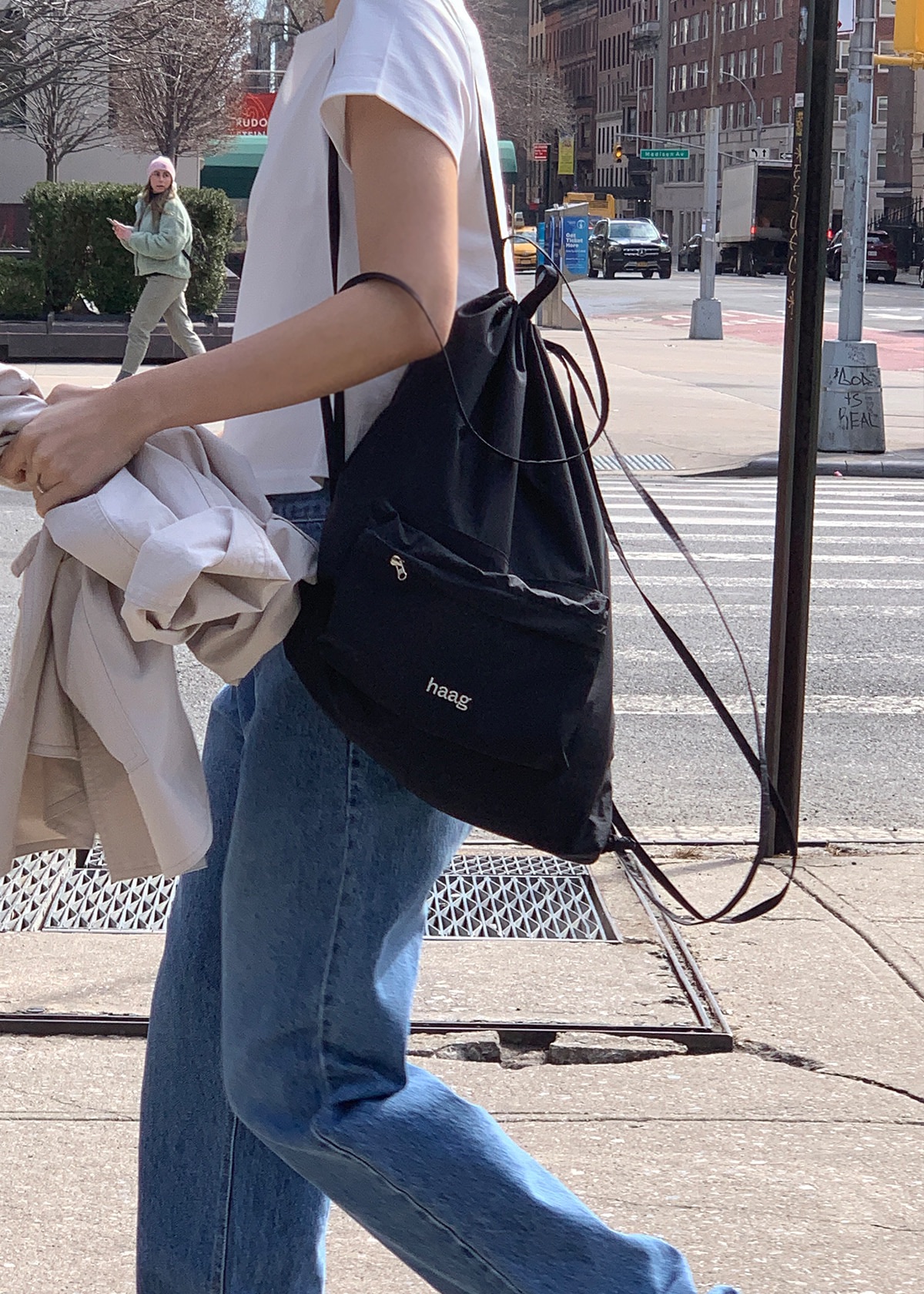 Haag/a string backpack 束口後背包