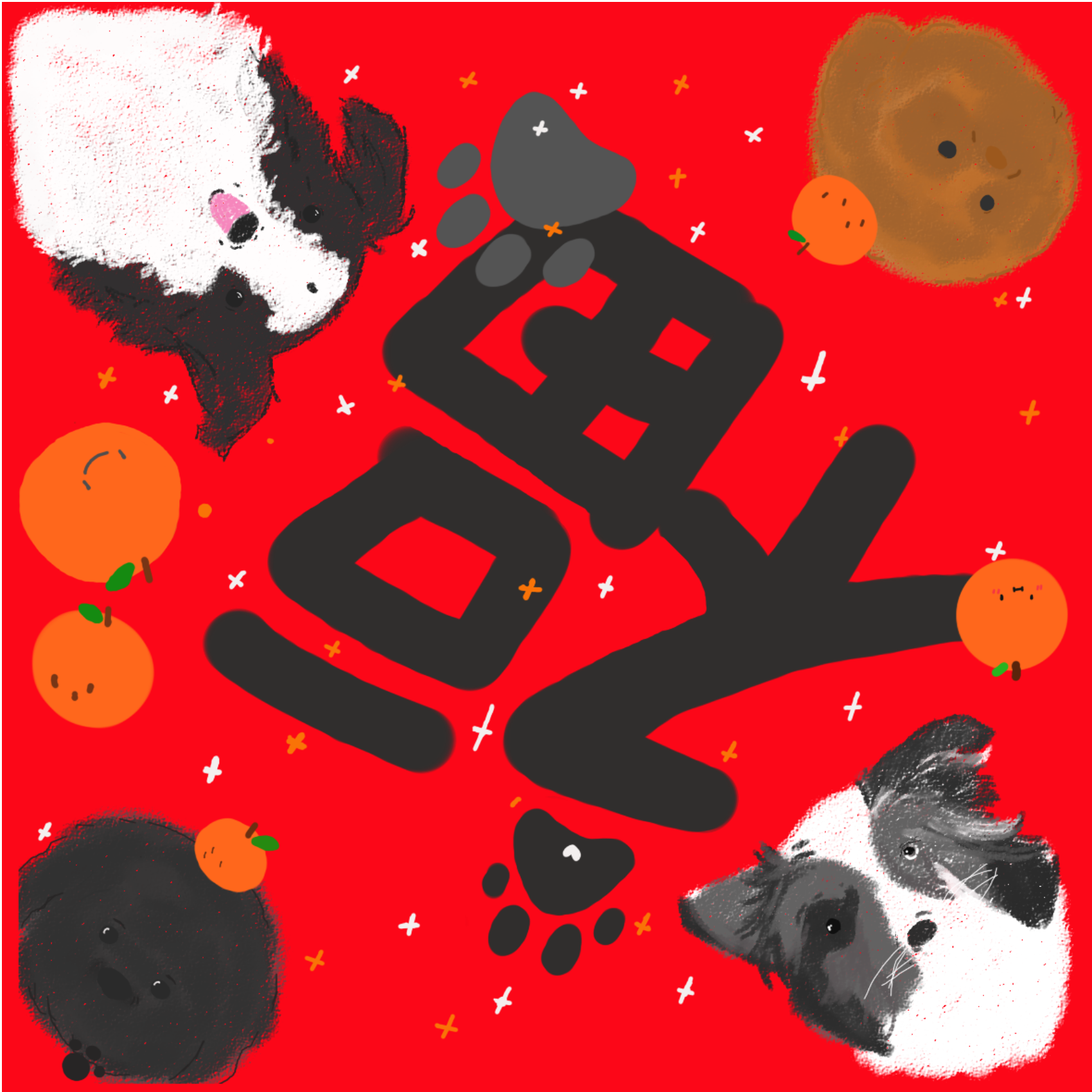 春聯小貼紙
