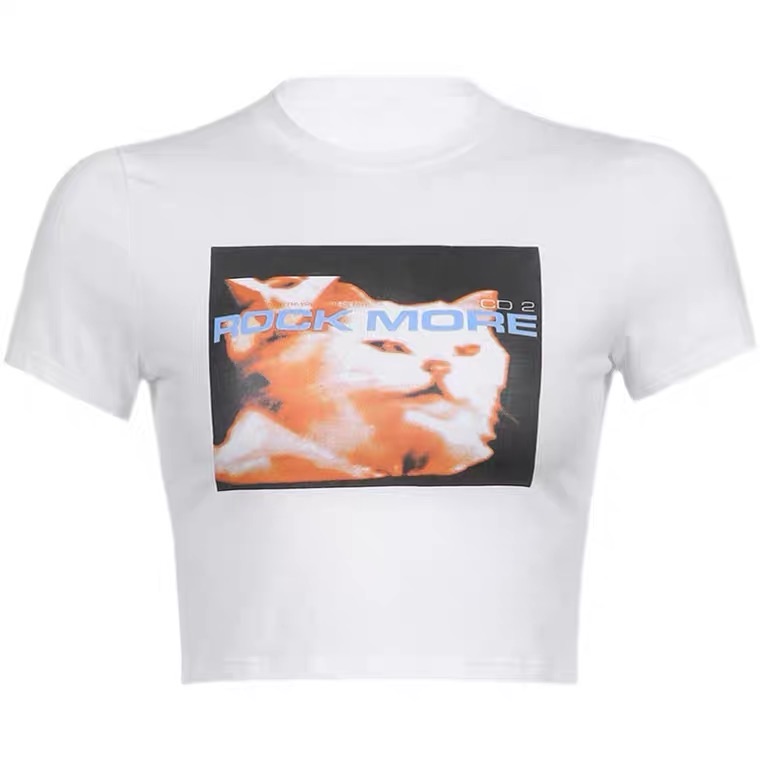 ♡Rock more 復古短版上衣♡﻿
