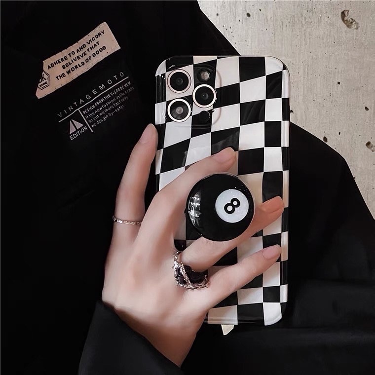  ♡8ball棋盤格全包精裝手機殼♡