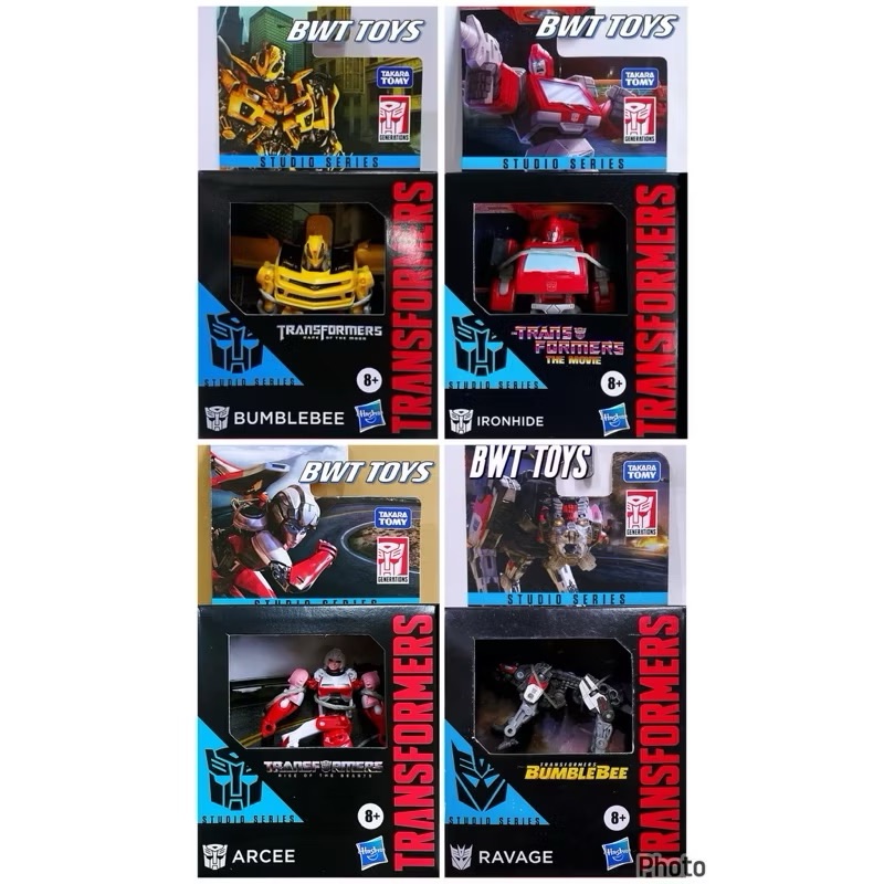 變形金剛 電影工作室系列 代理美版 SS-電影系列 核心級 大黃蜂➕鐵皮➕亞希➕機器狗 全新現貨