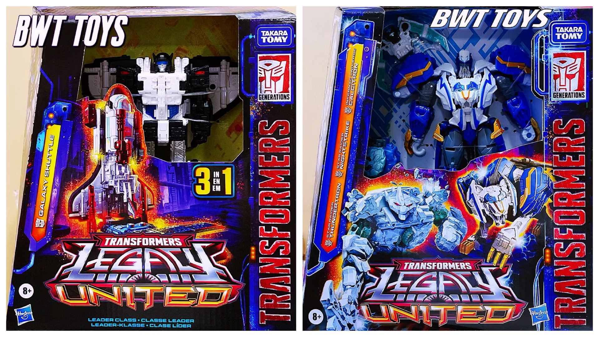 變形金剛 LEGACY 傳承進化系列： 太空梭➕《星際襲擊者》海盜3入 組合包