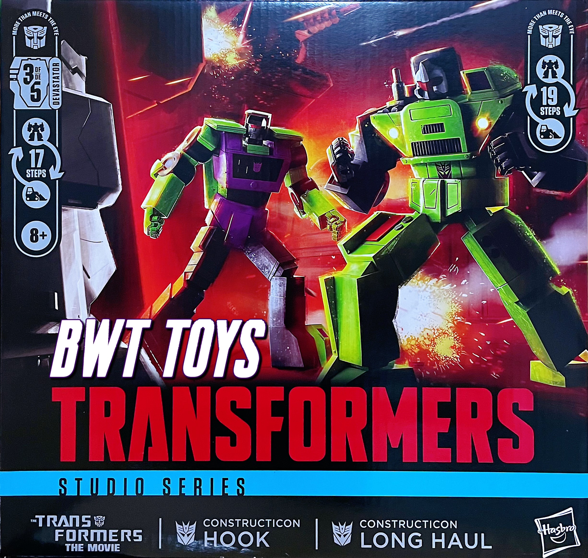 變形金剛 電影工作室系列：巡弋戰將級 《變形金剛：86電影版》大力神-吊鉤/拖斗 組合包～全新到港：2925