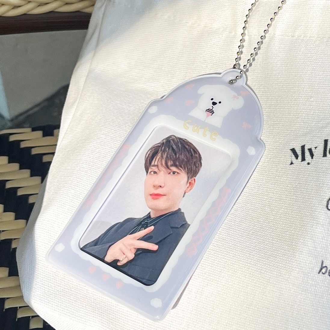 雲朵小狗 寶寶藍 CUTE 超可愛 泡泡卡套 明星小卡 悠遊卡