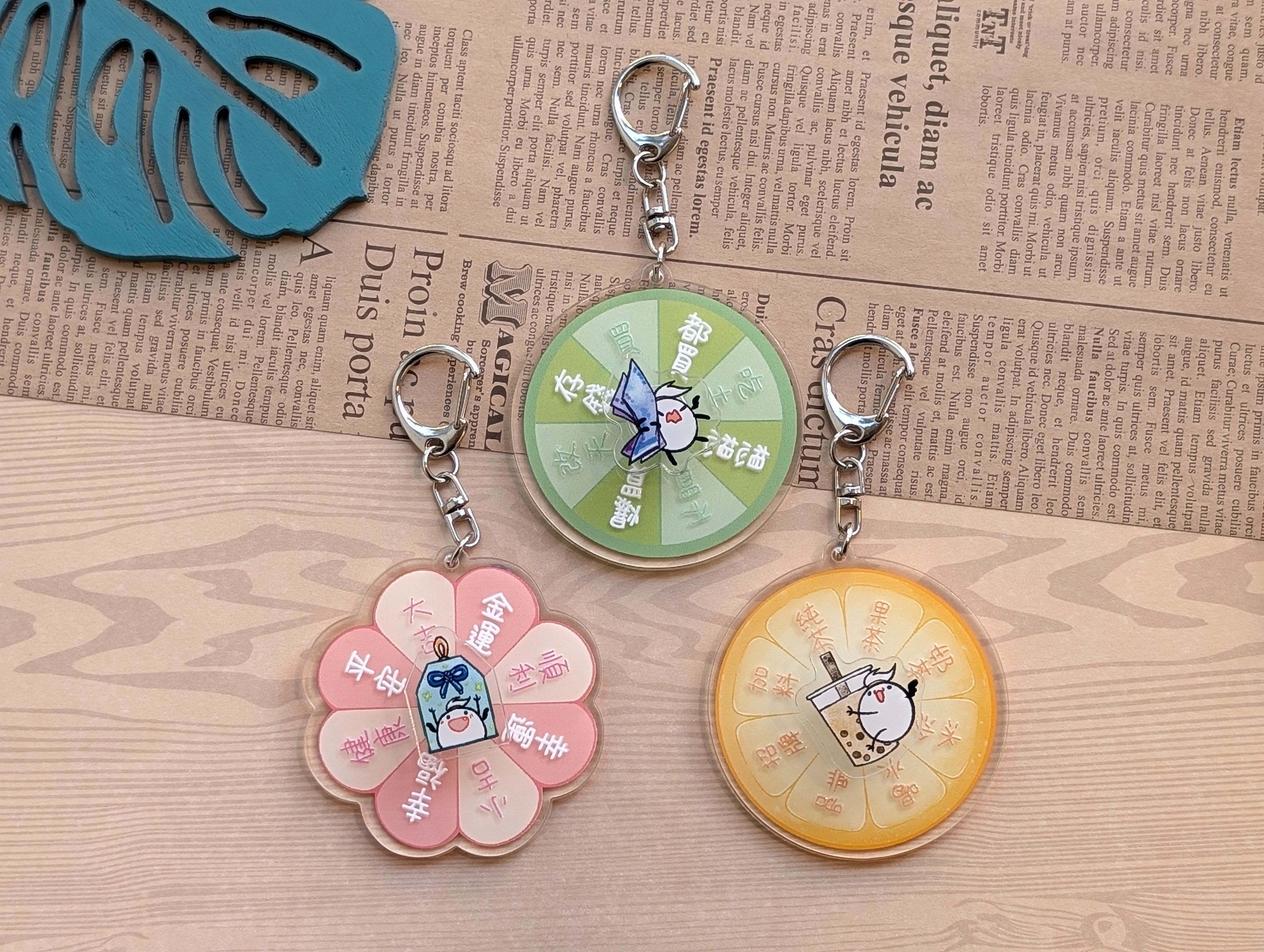 抉擇的旋轉吊飾