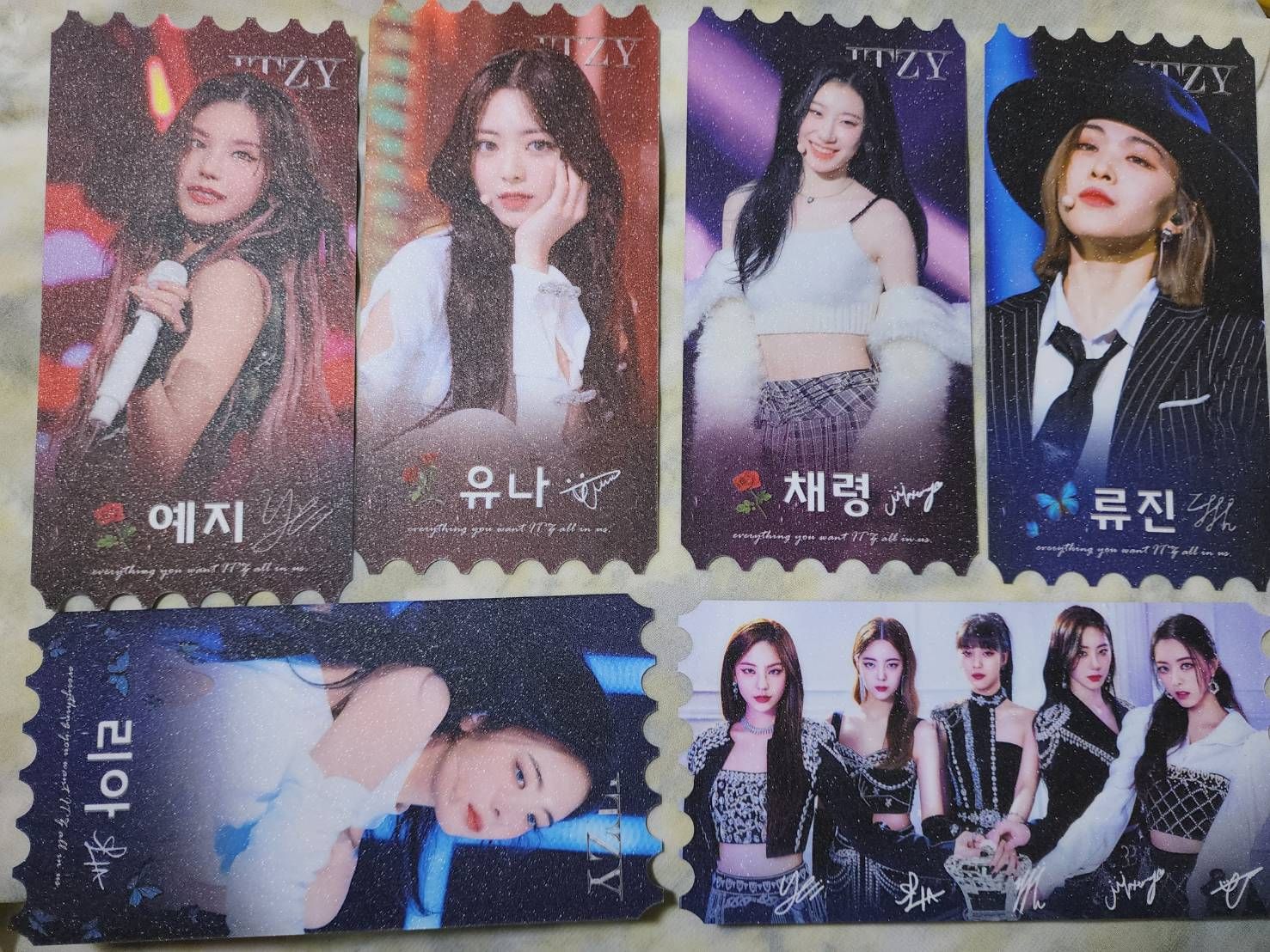 ITZY  周邊 禮包 票根 鑰匙圈 透扇 手幅