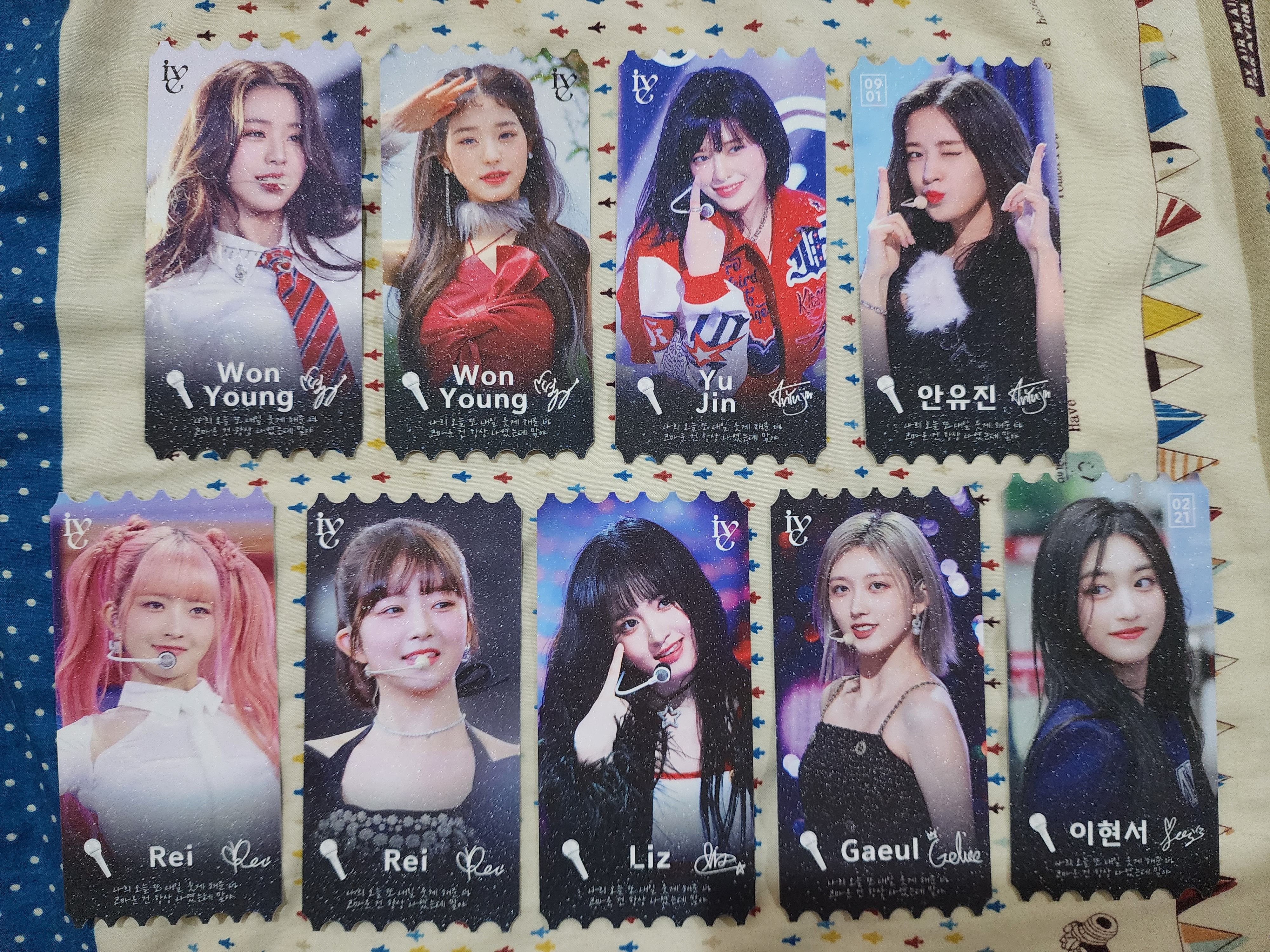 ✨票根 IVE、（G）I-DLE、BLACKPINK、TXT、ITZY、NMIXX、THE BOYZ 雙面滿天星 混搭