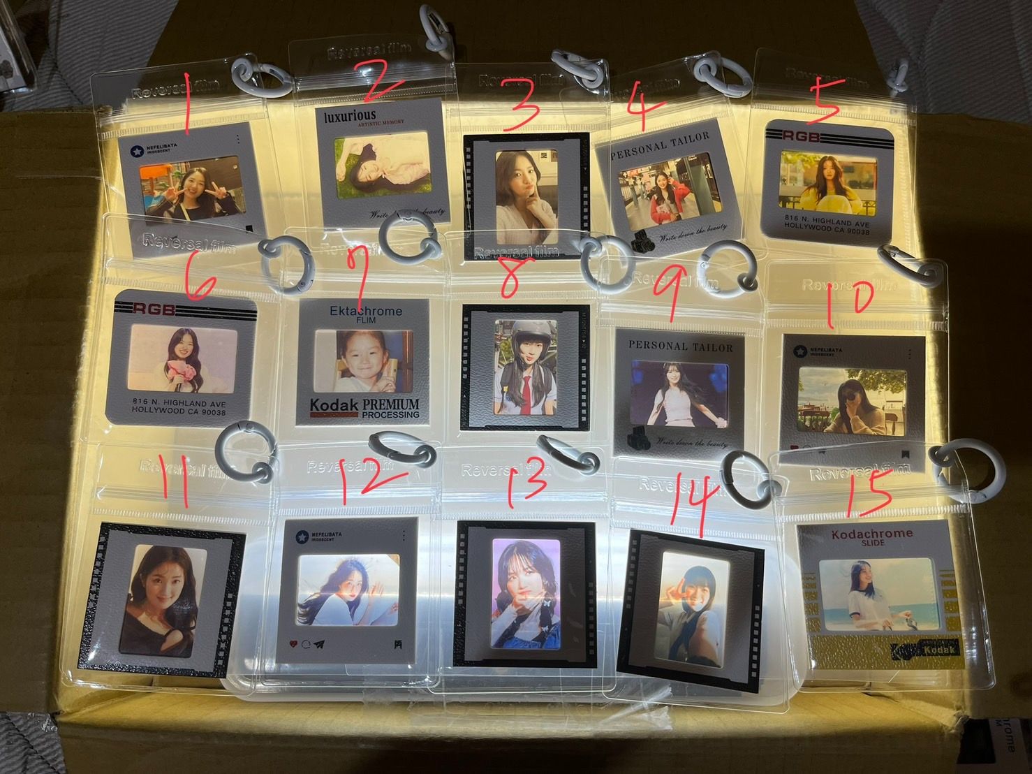 金惠奫 膠片鑰匙圈