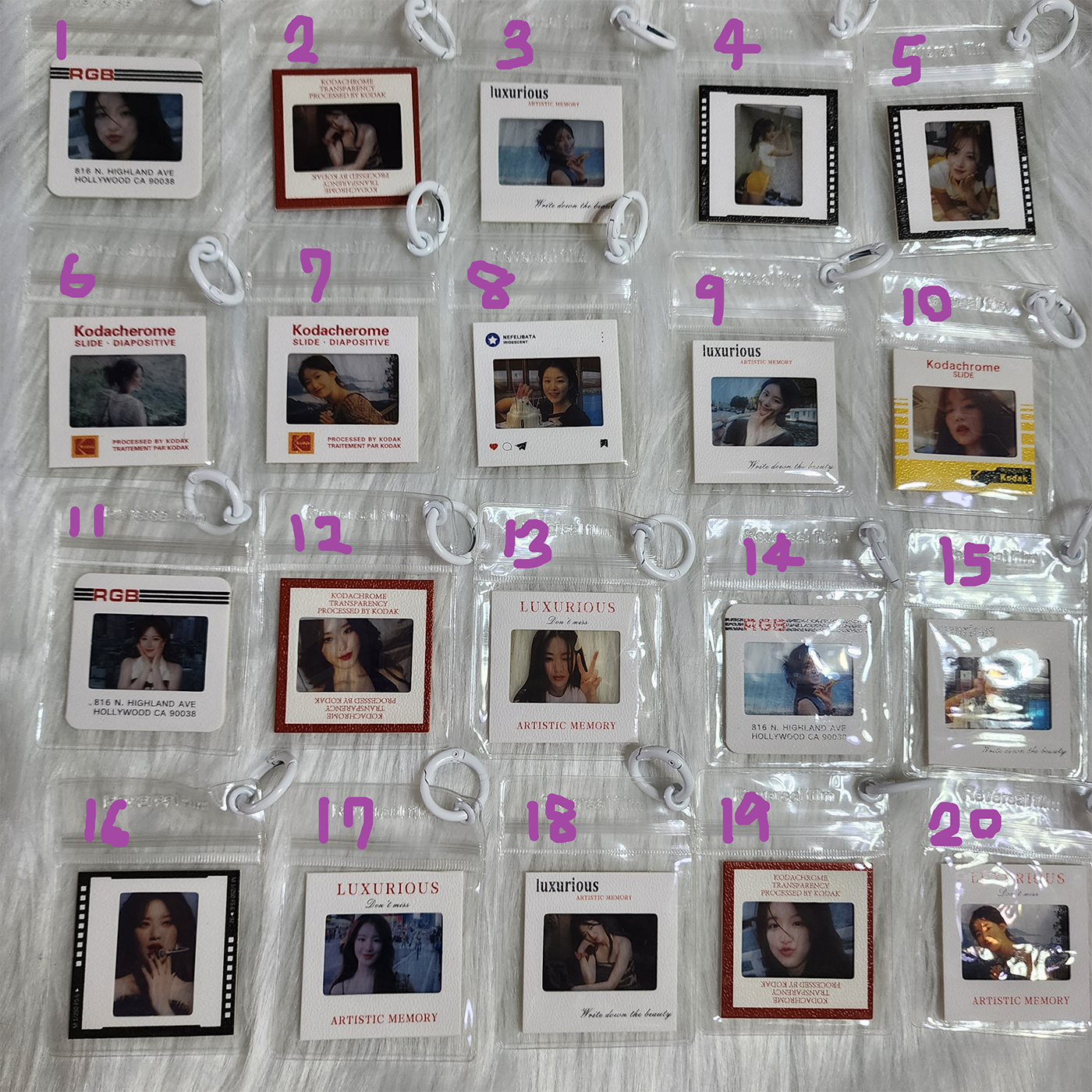 （G）I-DLE  穗珍 薇娟 Minnie 小娟 膠片