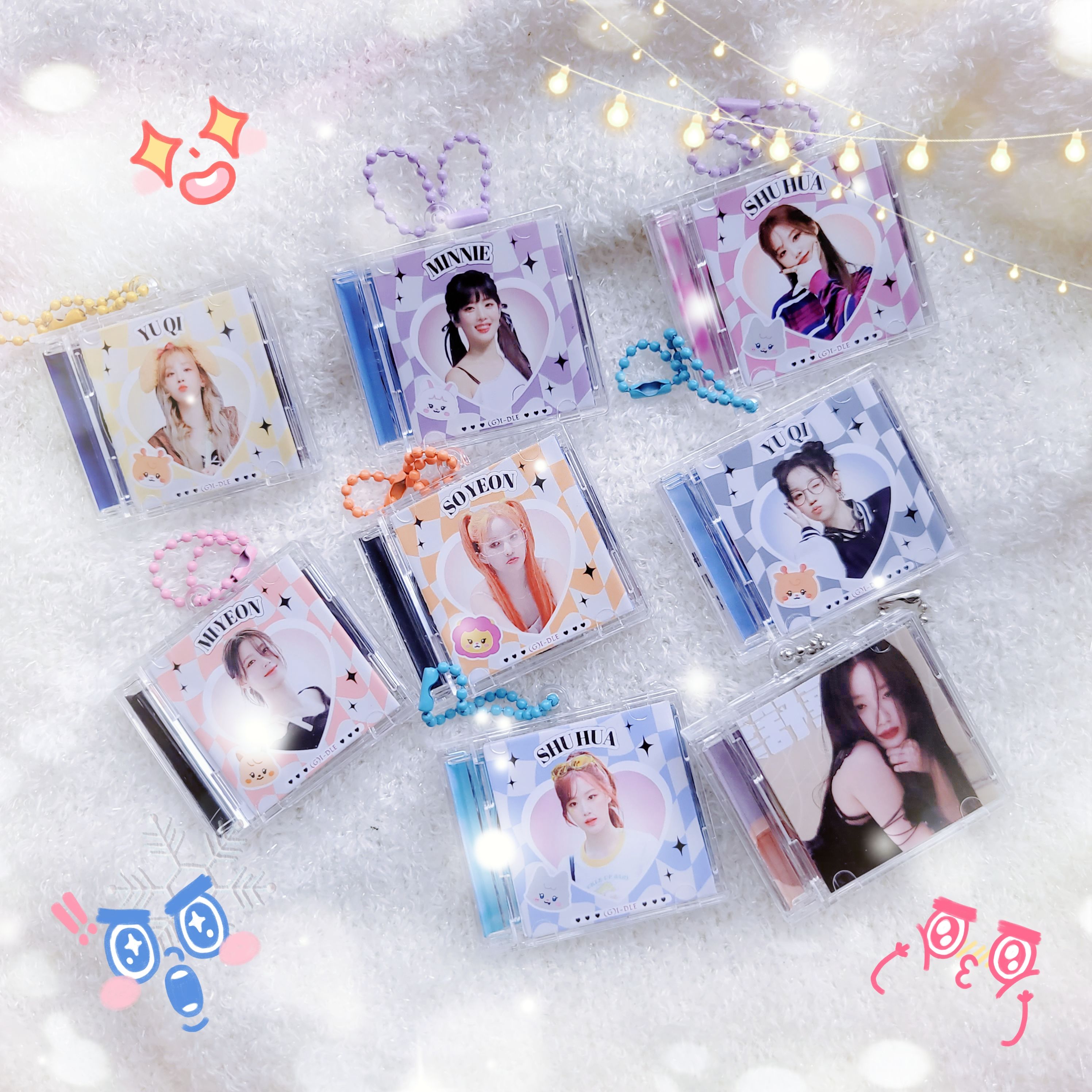 （G）I-DLE 智能迷你專輯鑰匙圈