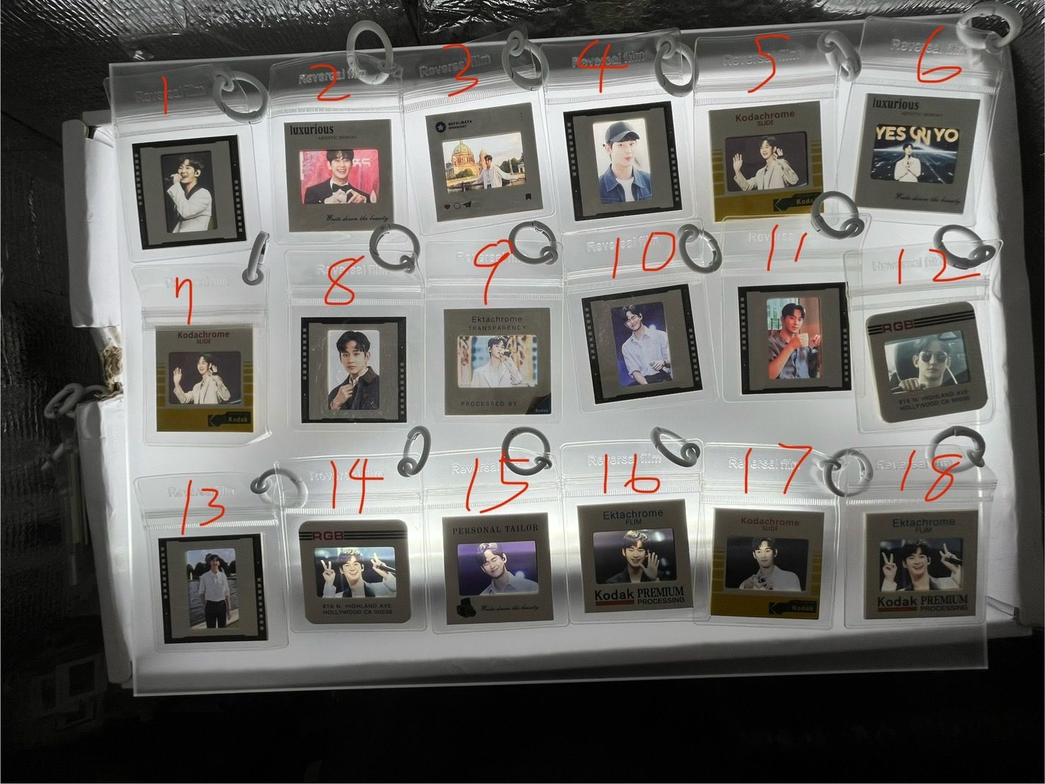 金秀賢 膠片 鑰匙圈