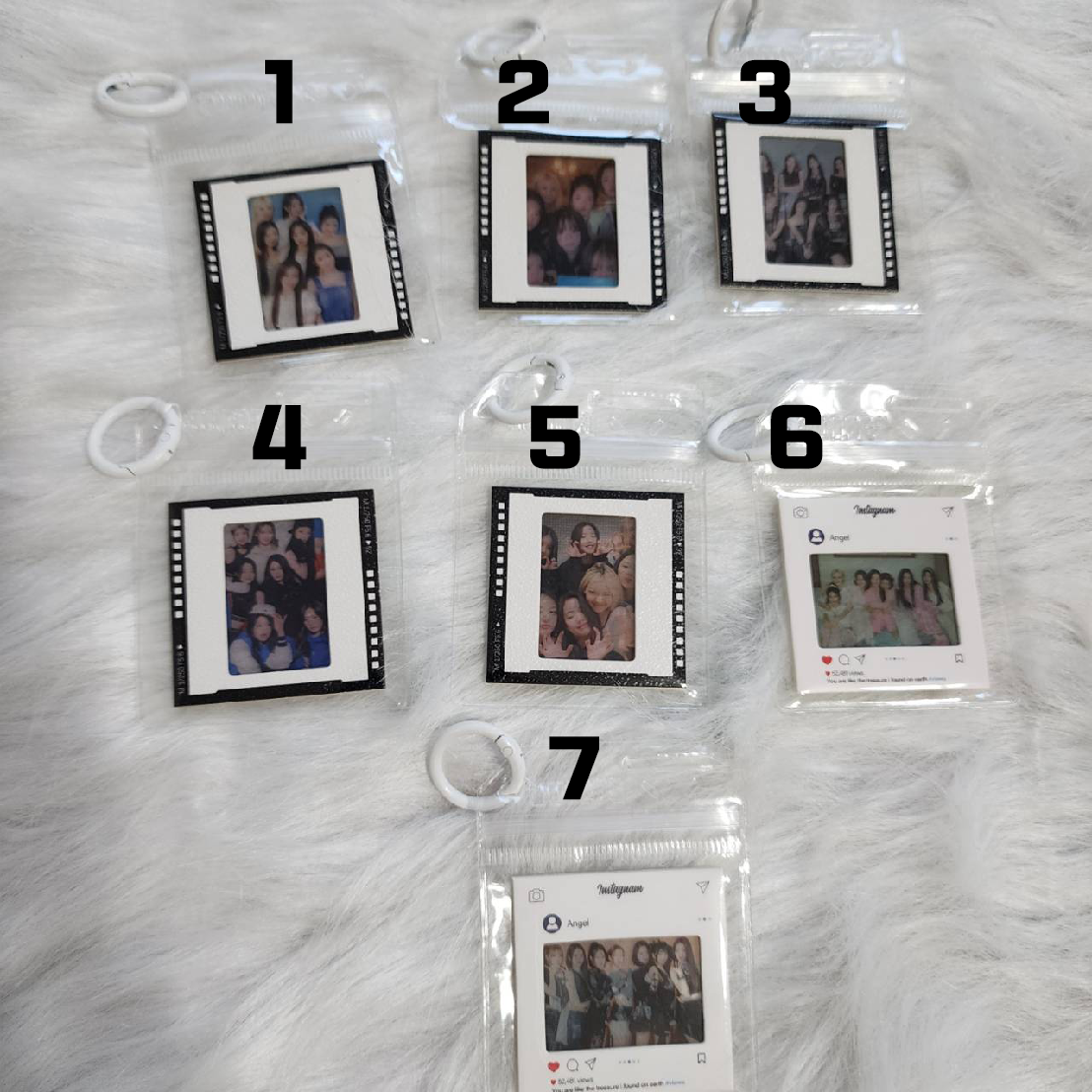 BABYMONSTER 膠片鑰匙圈