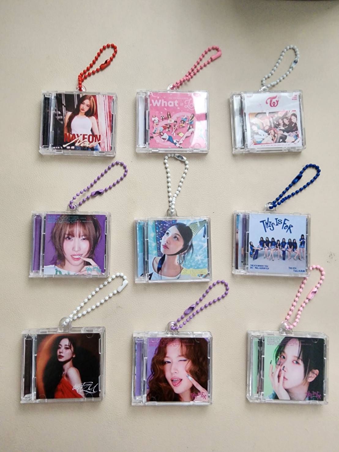 TWICE NFC智能小CD鑰匙圈