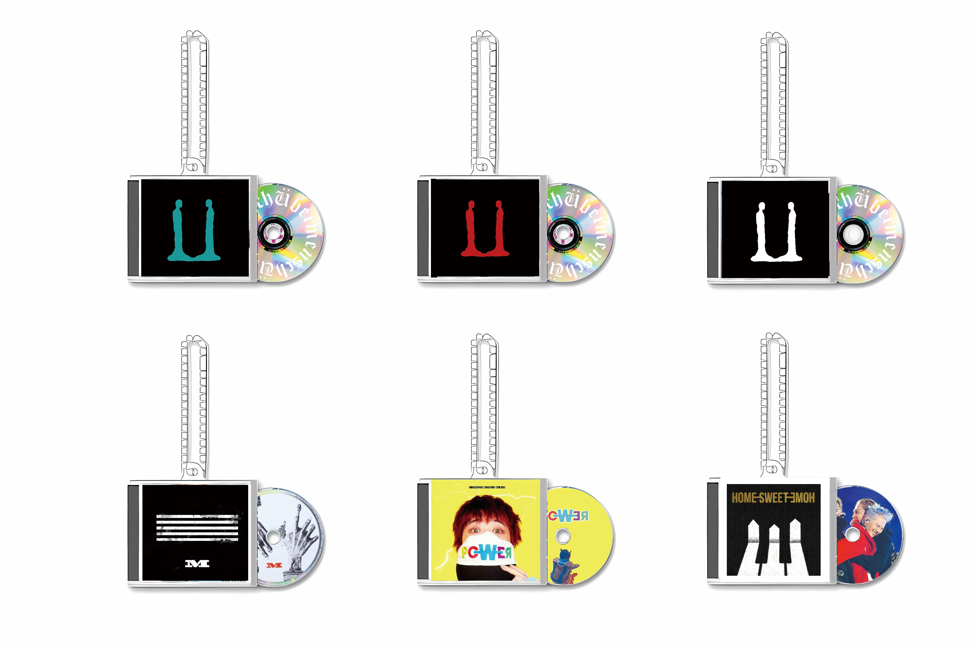 GD BIGBANG NFC專輯鑰匙圈