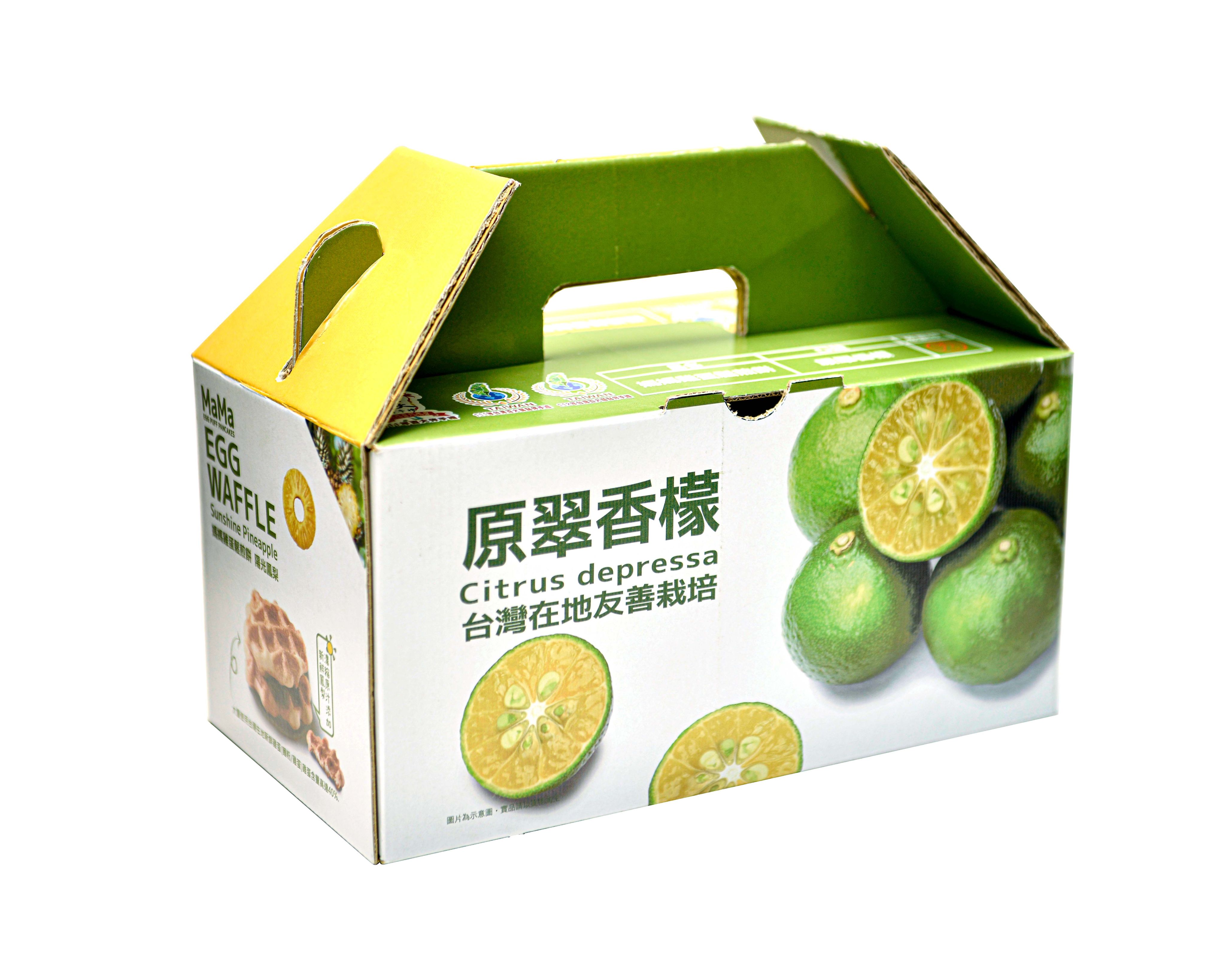 （現貨）母親節優惠 媽媽雞蛋鬆煎餅 原翠香檬+陽光鳳梨手提禮盒 贈雞蛋口味一袋