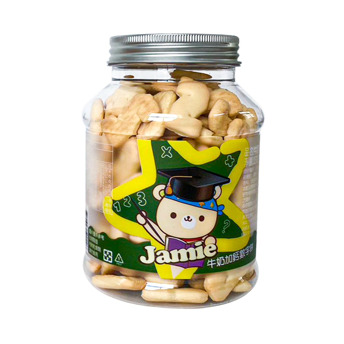 Jamie 牛奶加鈣數字狀餅乾 150g