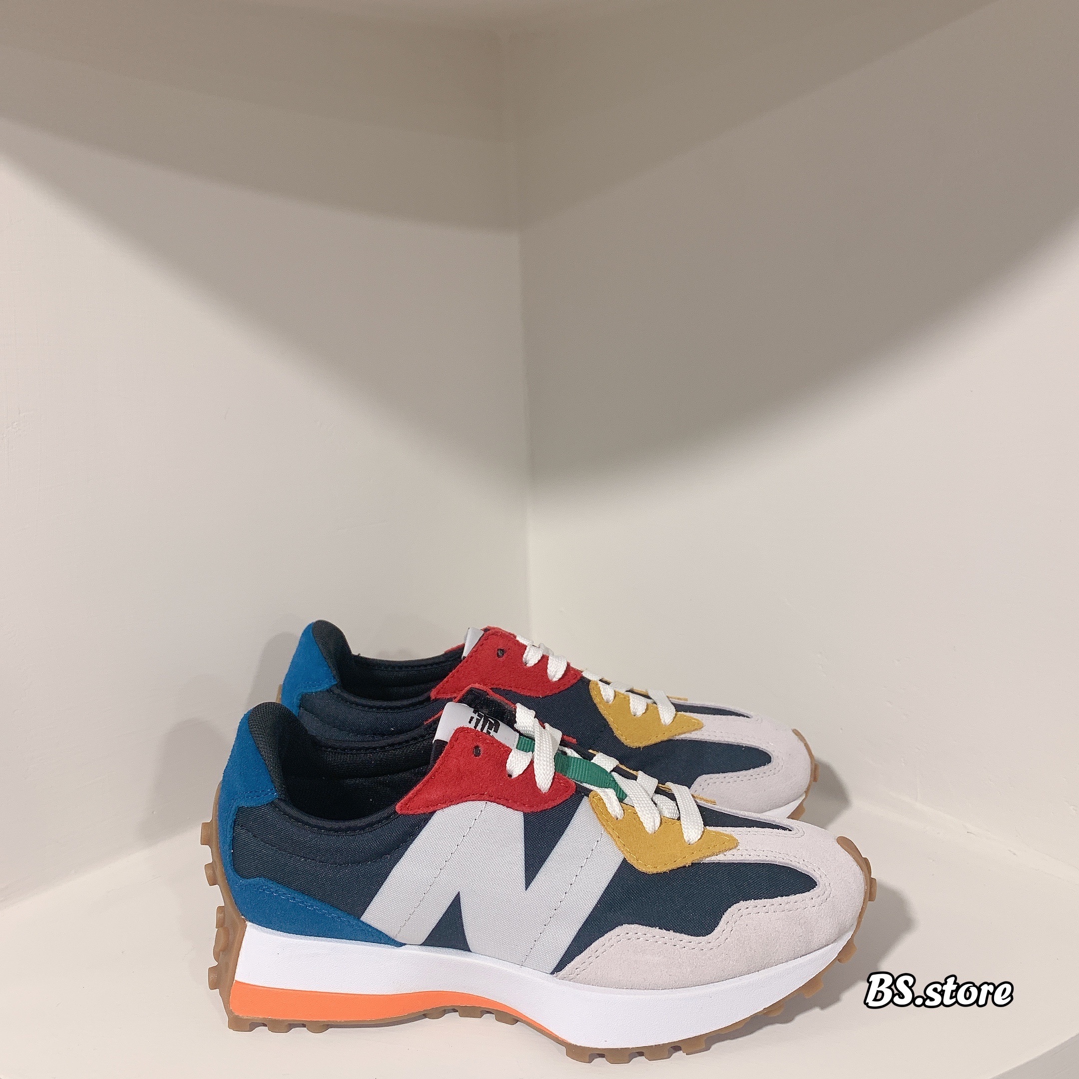 New Balance 327 彩色白N MS327PBB