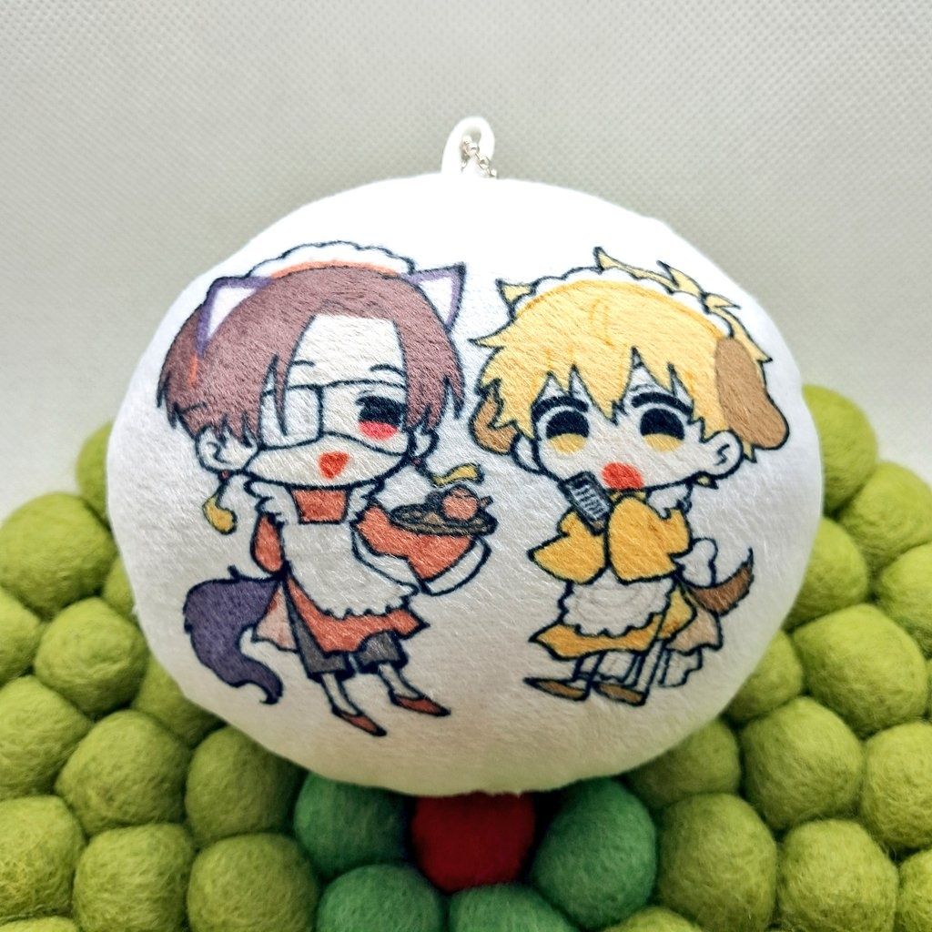 【防風少年】茶館服務生 蘇榆｜小抱枕吊飾