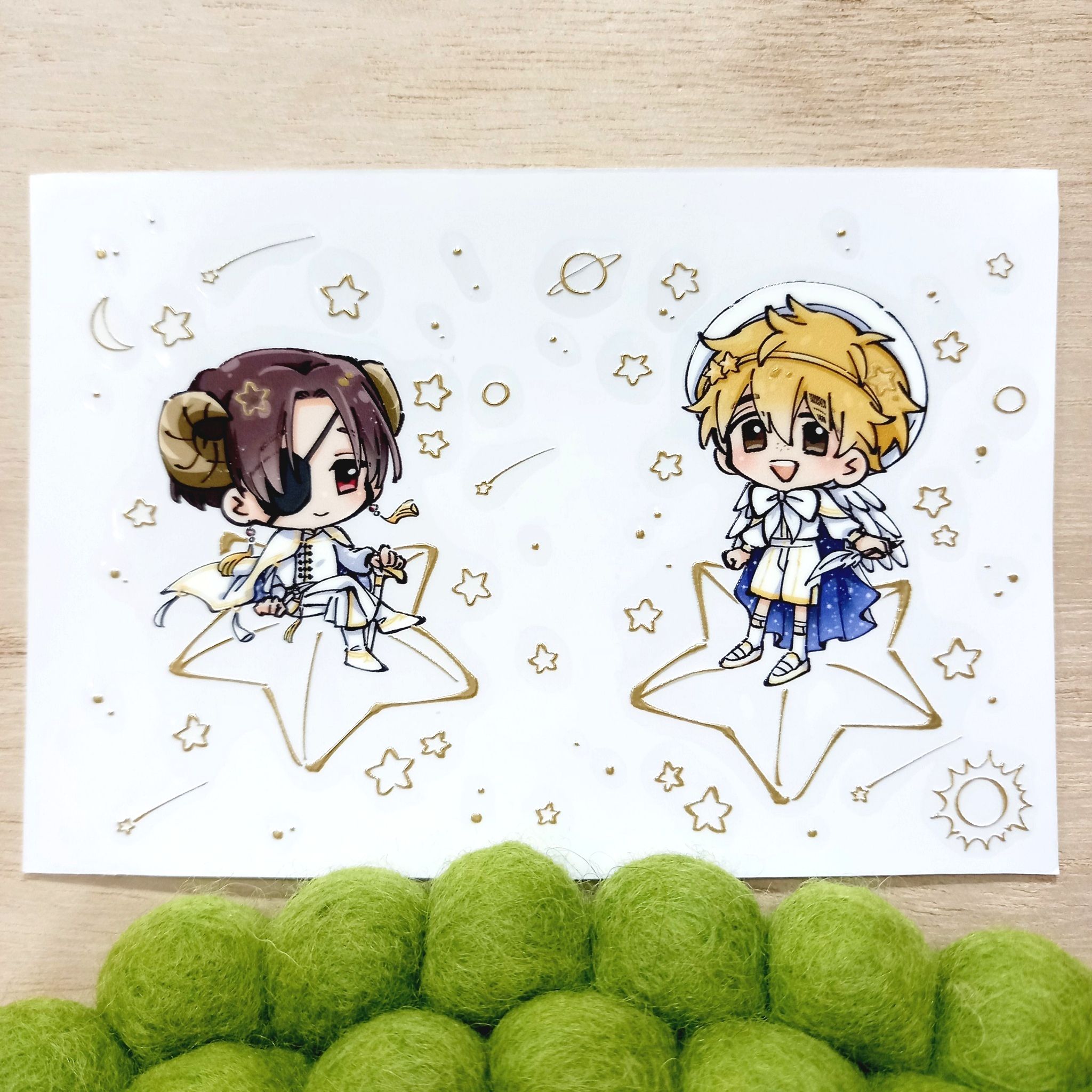 【防風少年】Taurus＆Virgo 蘇榆｜燙色轉印貼