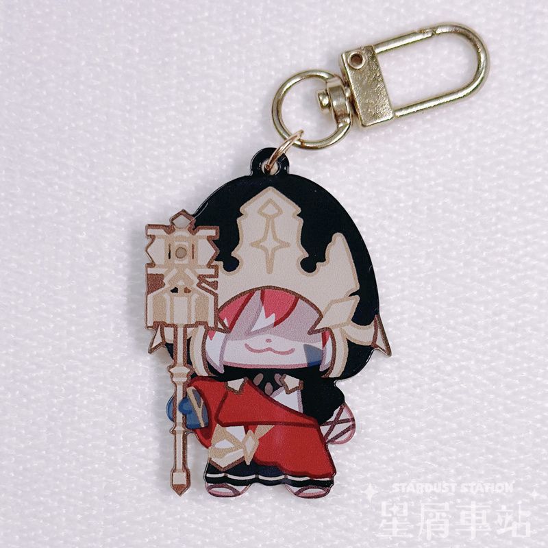 《FFXIV》水晶公_夜光藍壓克力吊飾