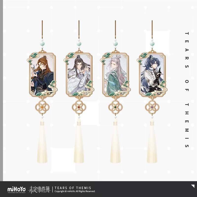 未定事件簿-官方周邊-紅塵共長生系列-掐絲流雲壓克力掛佩