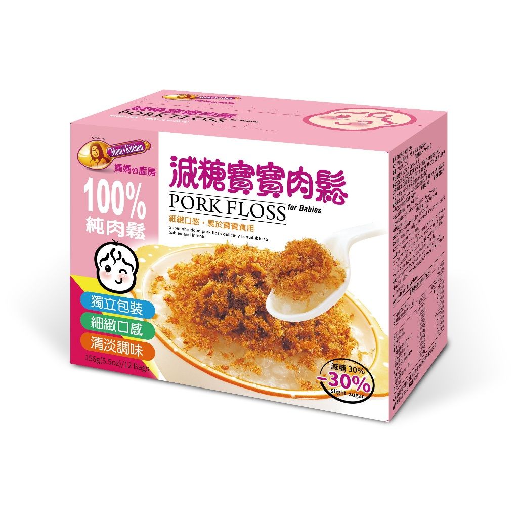 媽媽的廚房 寶寶專用肉鬆（減糖口味）
