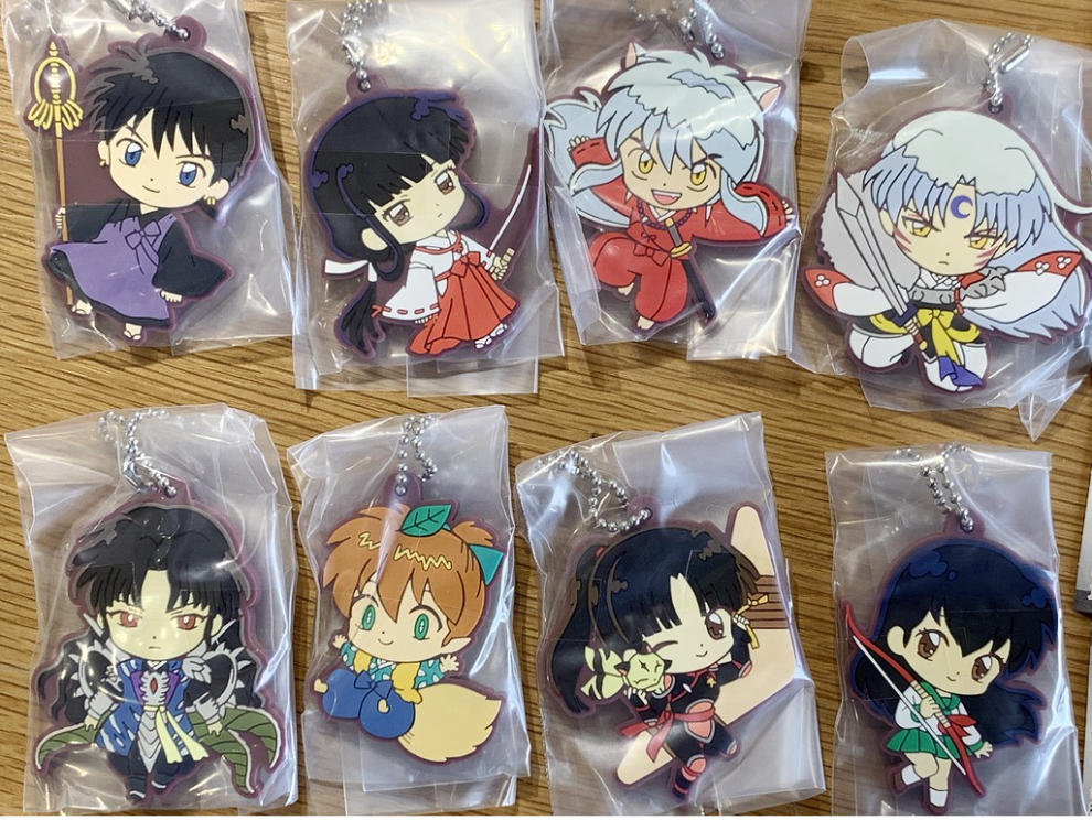 玩世丕作室 現貨 Bandai犬夜叉2020軟膠吊飾扭蛋 全8款