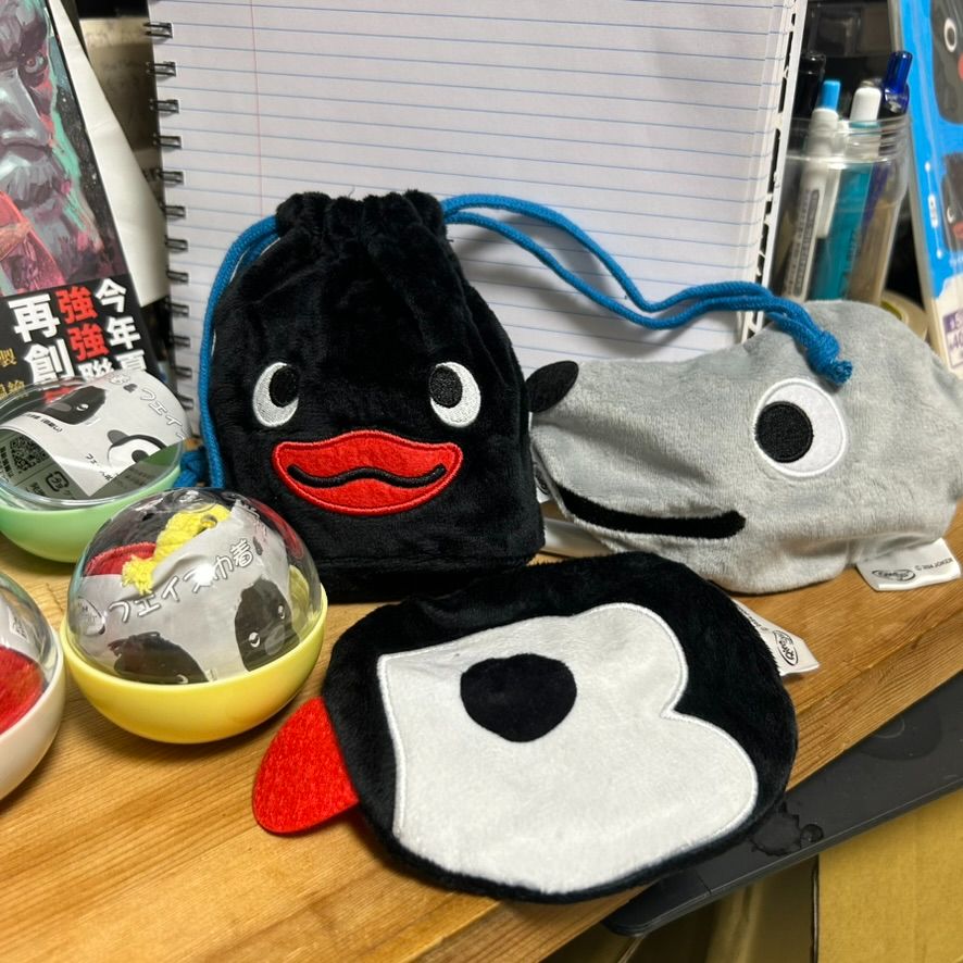 最新扭蛋到貨 PINGU巾著小包 KOROKORO廠400日元扭蛋 現貨可下單  可挑四款組或三款組