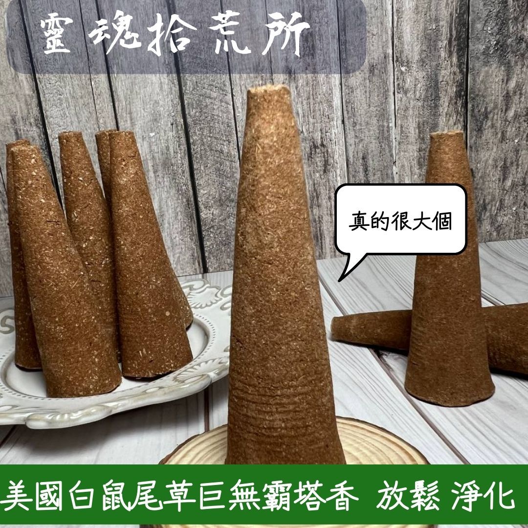 白鼠尾草香塔 塔香 國外製作 white sage 巨無霸香塔 進口 淨化 療癒 保護 驅散負能量