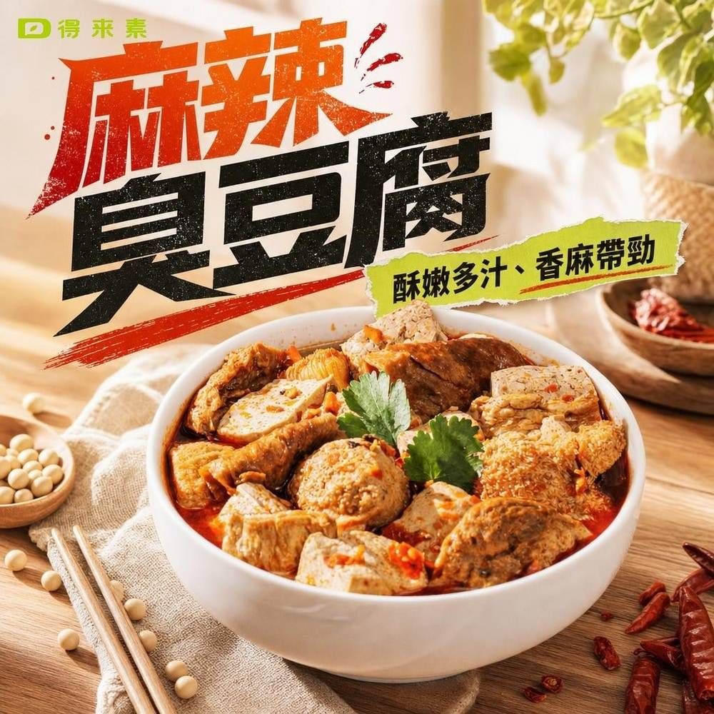 麻辣臭豆腐（純素）