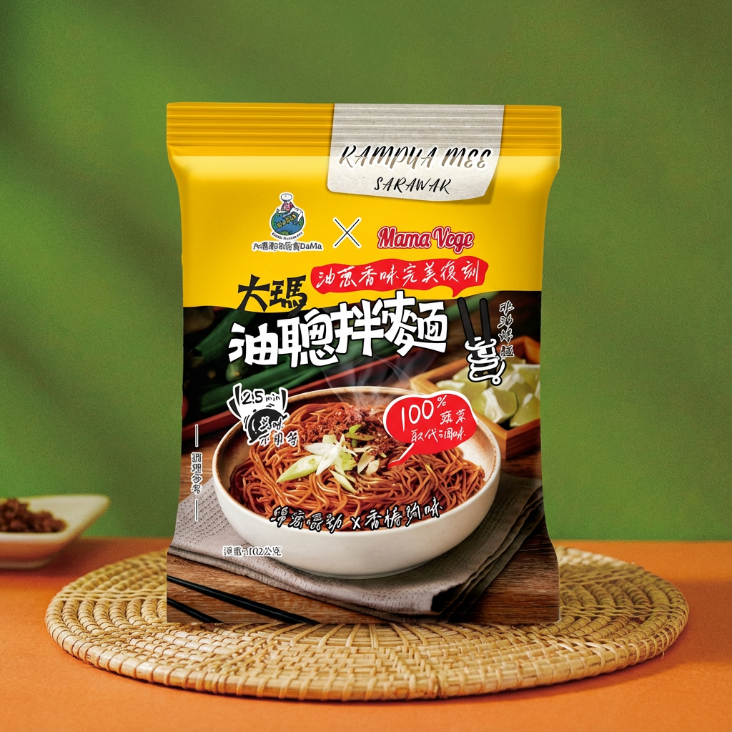 大瑪-油聰拌麵（全素）     商品編號：9555988500949