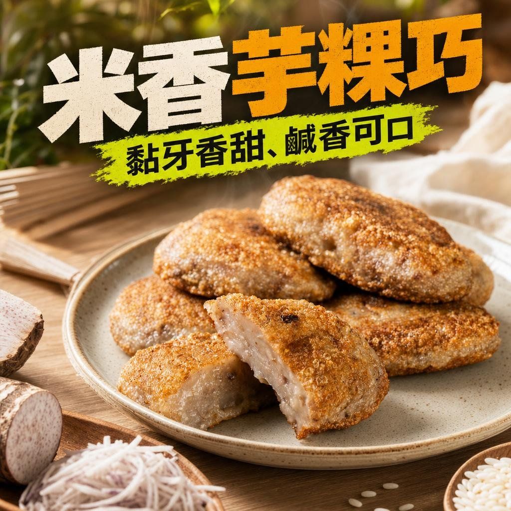 得來素-米香芋粿巧（全素）     商品編號：4713006141276