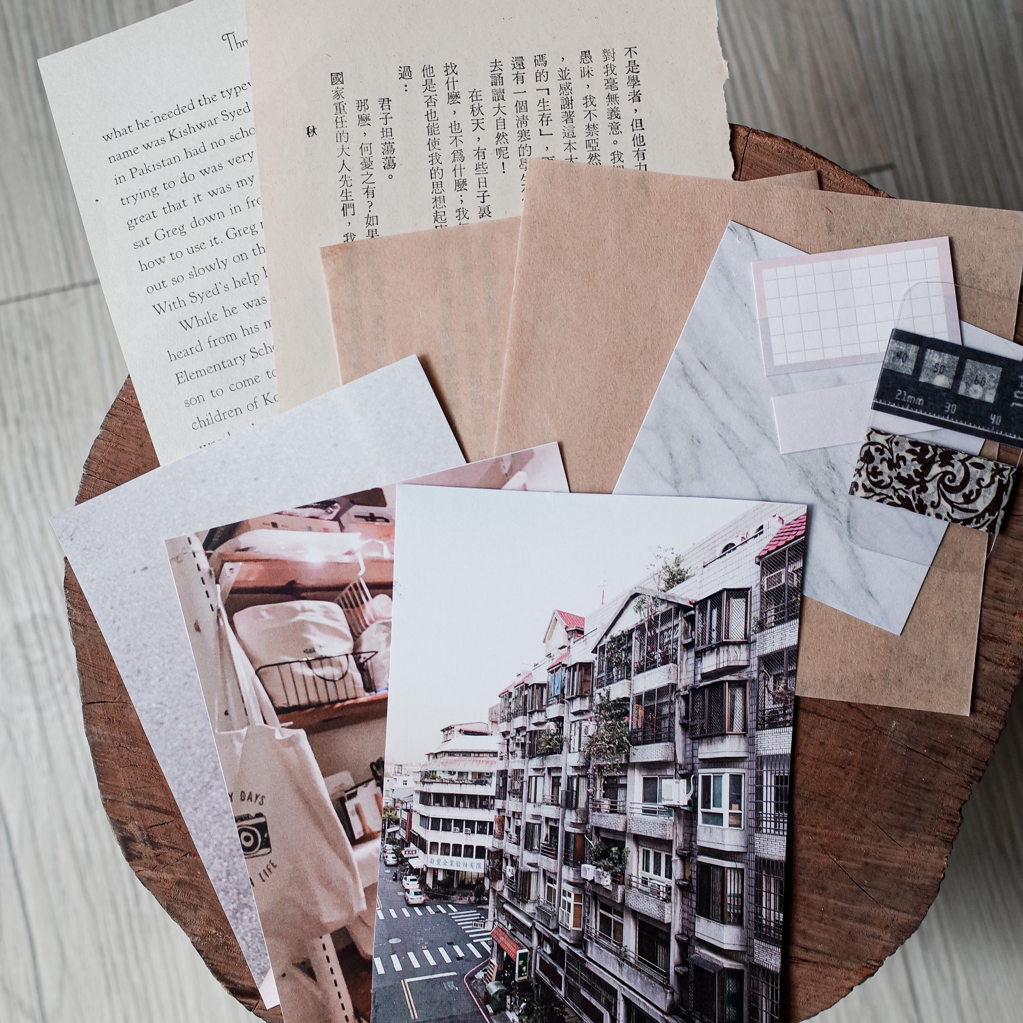 愛瑪素材小物包｜梅月