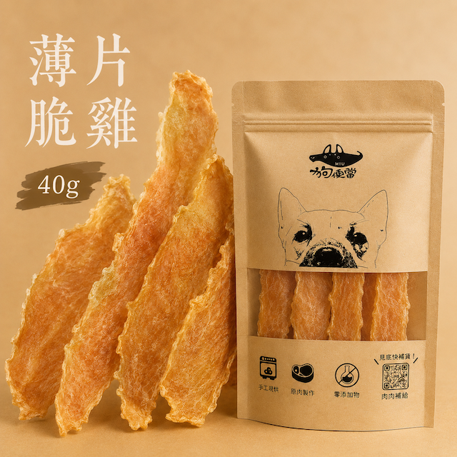 薄片脆雞（適合老幼犬、成犬）