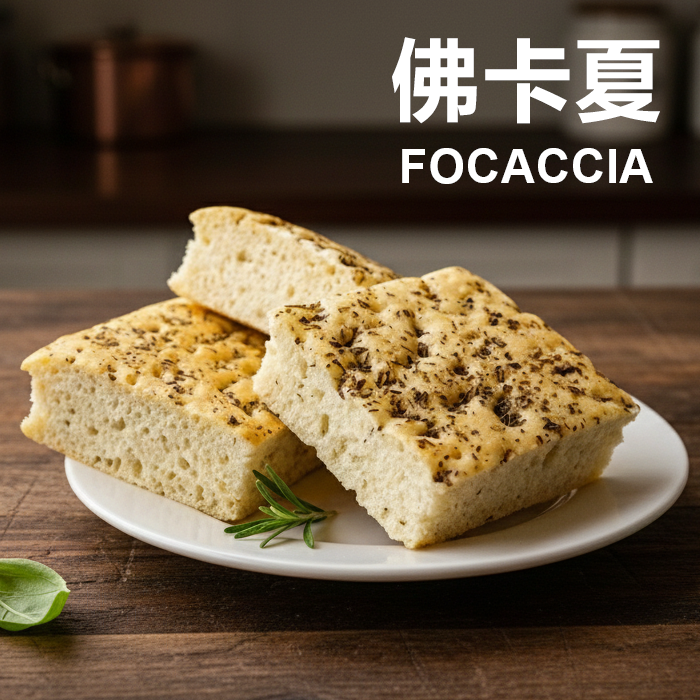 佛卡夏 麵包 （一袋五入）