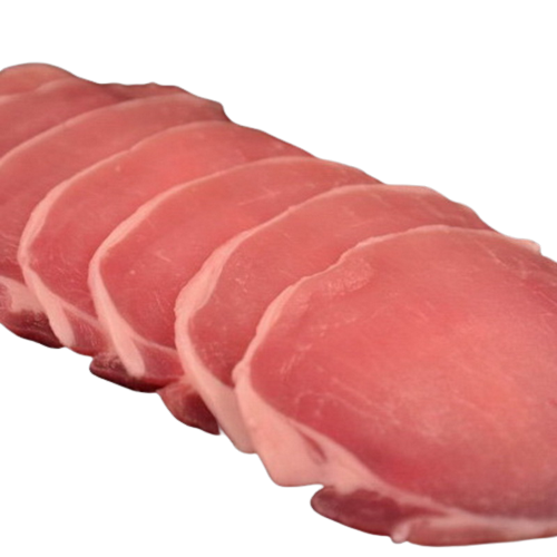 【自然豬】背肌肉（烤肉片）300g 附醃肉粉