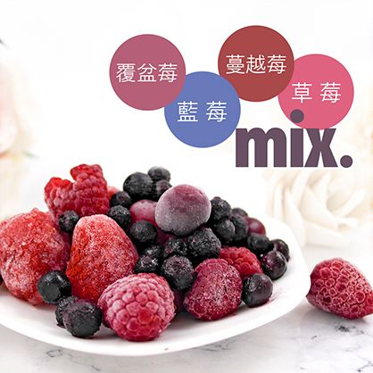 【莓果工坊】新鮮 急凍 森林莓果（1包有四種莓果）