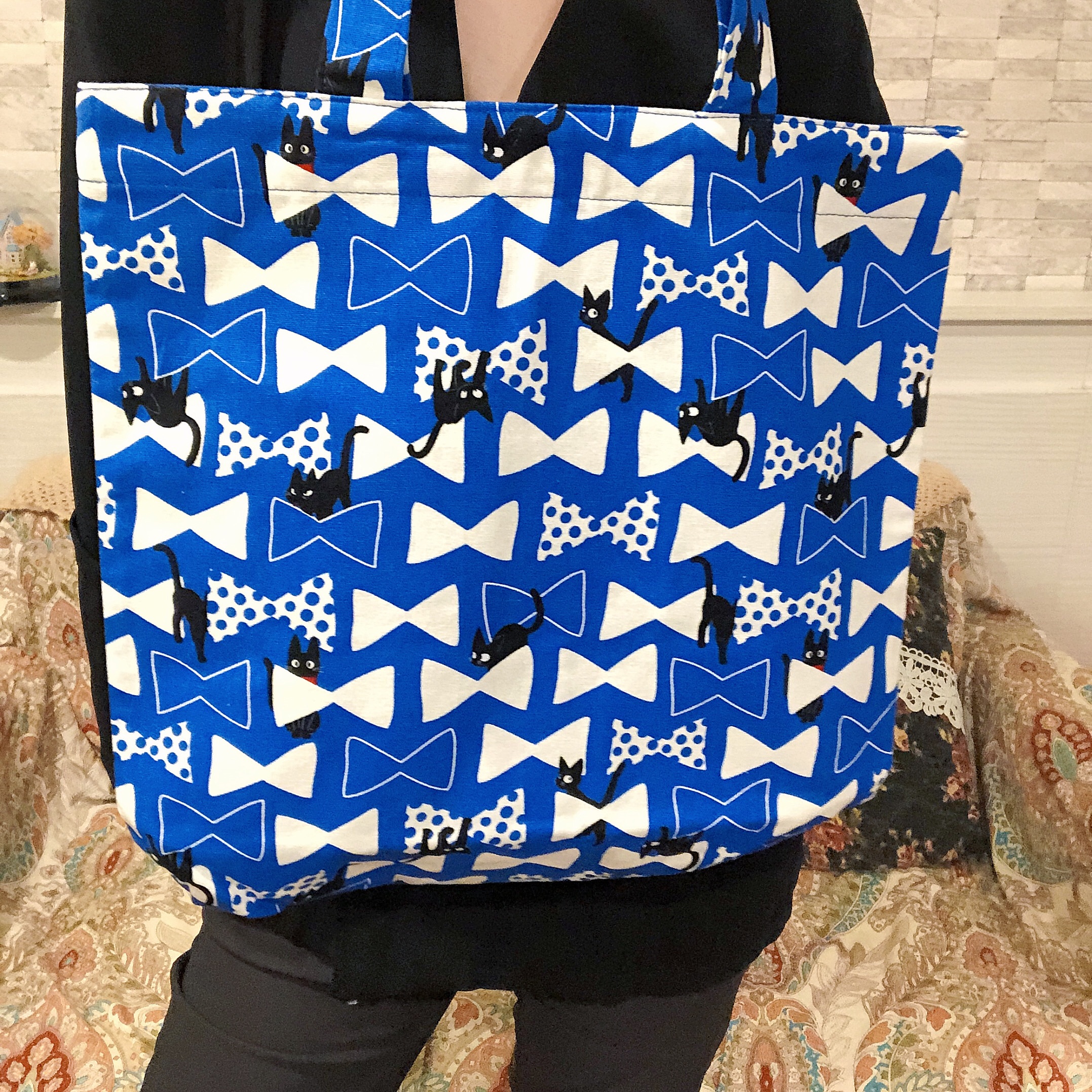 手提袋 購物袋 肩背袋  躲貓貓 現貨