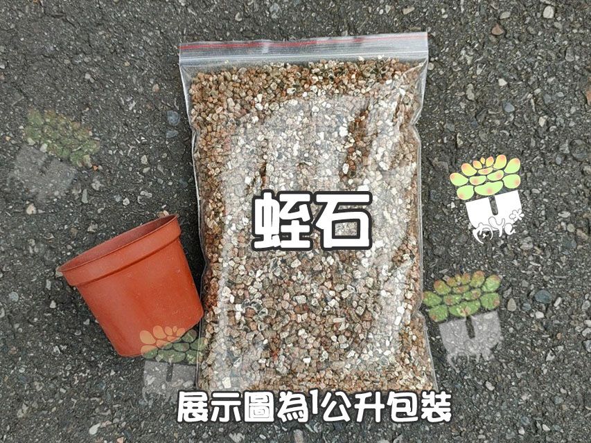 肉Yu＊蛭石（中顆粒）-1公升/多肉植物、各種園藝植物適用／多肉萌萌會＿郁雯