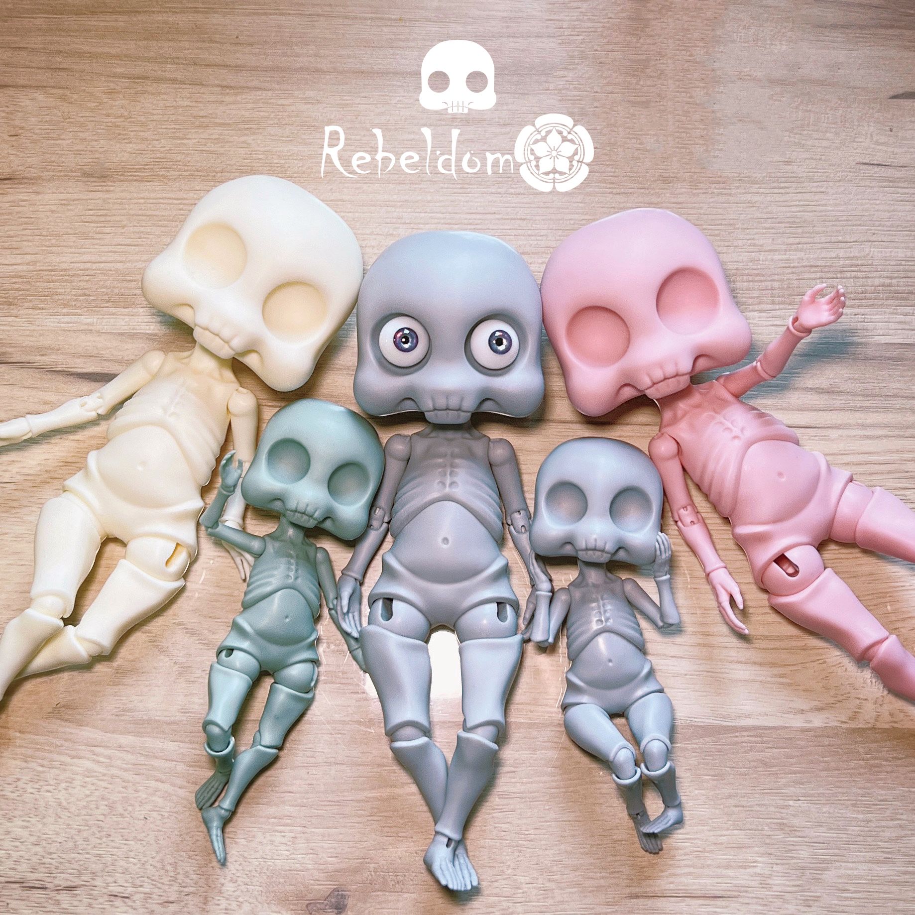 返組.Rebeldom_18公分小髑髏現貨，可加購材料包